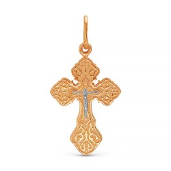 AG3-071 Православный крест. Золото 585.