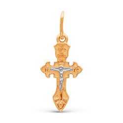 AG3-072 Православный крест. Золото 585.
