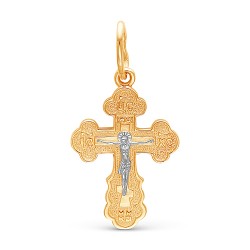 AG3-8859 Православный крест. Золото 585.