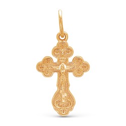 AG3-076 Православный крест. Золото 585.