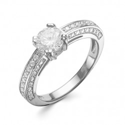 AG1-8793 Кольцо с фианитами. Серебро 925.