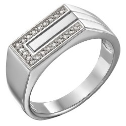 AG1-8634 Печаткаиз серебра 925 пробы с родированием.Серебро 925.
