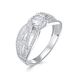 AG1-10054 Кольцо с фианитами. Серебро 925.