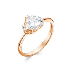 AG1-10243 Кольцо с фианитами. Золото 585.
