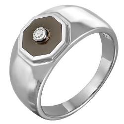 AG1-8643 Печаткаиз серебра 925 пробы с родированием.Серебро 925.