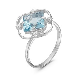 AG1-8912 Кольцо с фианитами. Серебро 925.