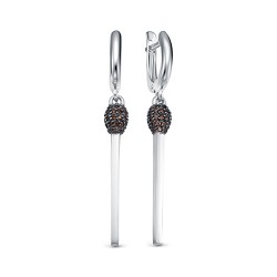 AG2-10203 Серьги с фианитами. Серебро 925.