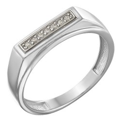 AG1-8654 Печаткаиз серебра 925 пробы с родированием.Серебро 925.