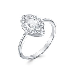 AG1-10242 Кольцо с фианитами. Серебро 925.