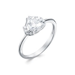AG1-10243 Кольцо с фианитами. Серебро 925.