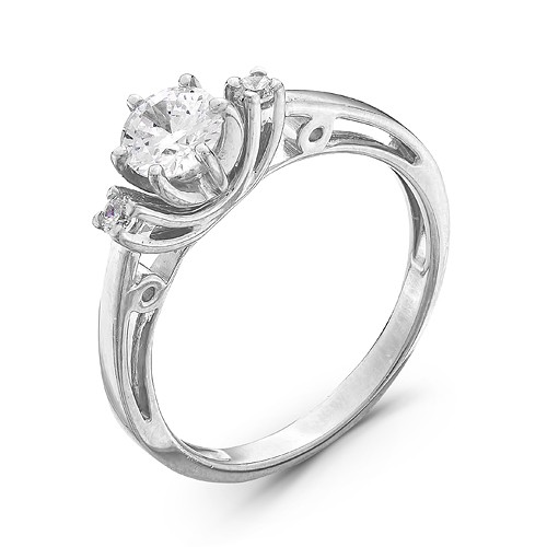 AG1-8853 Кольцо с фианитами. Серебро 925. 