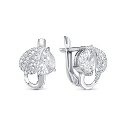 AG2-9939 Серьги с фианитами. Серебро 925.