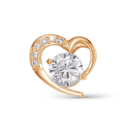 AG3-9731 Подвеска с фианитами. Золото 585. 