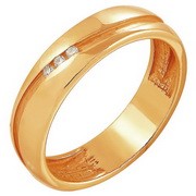 AG1-8114k Обручальное кольцо.Золото 585. 