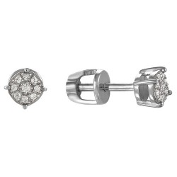 AG2-8682 Серьги с фианитами. Серебро 925.