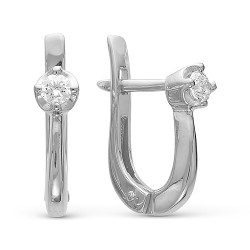 AG2-8778 Серьги с фианитами. Серебро 925.
