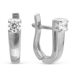 AG2-8797 Серьги с фианитами. Серебро 925.