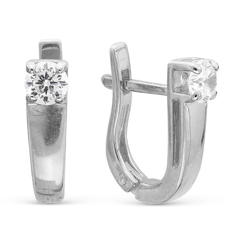 AG2-8797 Серьги с фианитами. Серебро 925. 