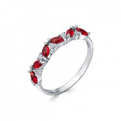 AG1-10493 Кольцо с фианитами. Серебро 925.