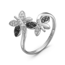 AG1-8986 Кольцо с фианитами. Серебро 925.