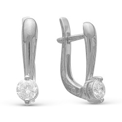 AG2-8815 Серьги с фианитами. Серебро 925.