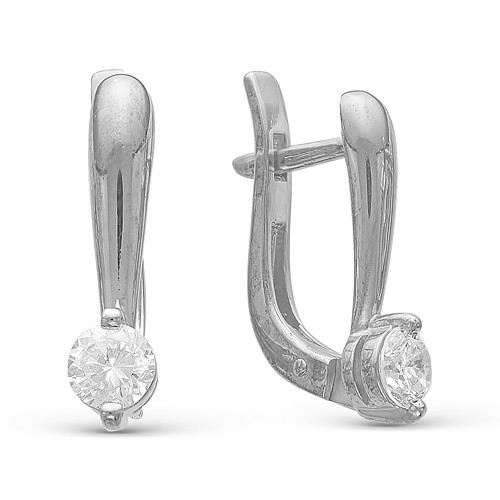 AG2-8815 Серьги с фианитами. Серебро 925. 