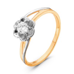 AG1-8880 Кольцо с бриллиантами.Золото 585.
