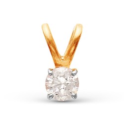 AG3-8805 Подвеска с бриллиантами. Золото 585.