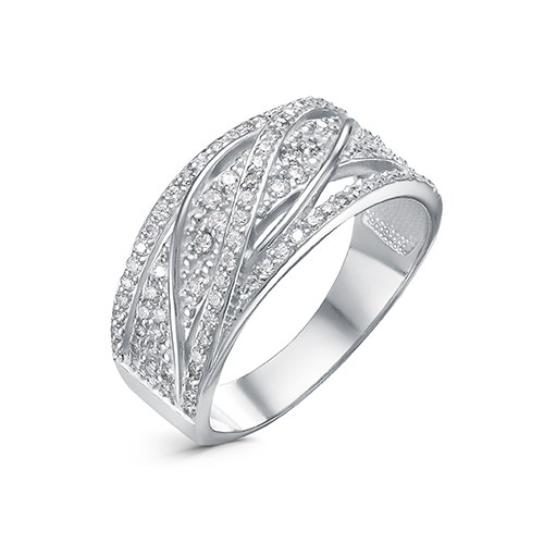 AG1-10061 Кольцо с фианитами. Серебро 925. 