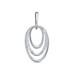 AG 3-10172 Подвеска с фианитами. Серебро 925.
