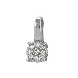AG3-8681 Подвеска с фианитами. Серебро 925.