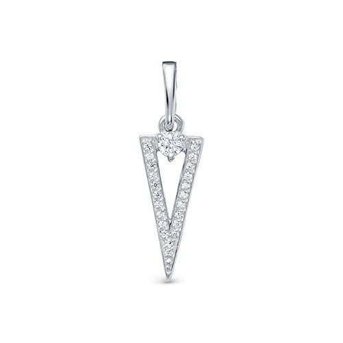 AG3-10248 Подвеска с фианитами. Серебро 925. 