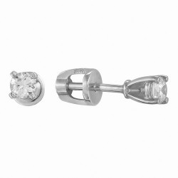 AG2-084 AGd Серьги с фианитами. Серебро 925.