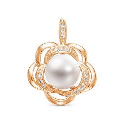 AG3-9872 Подвеска с фианитами. Золото 585.