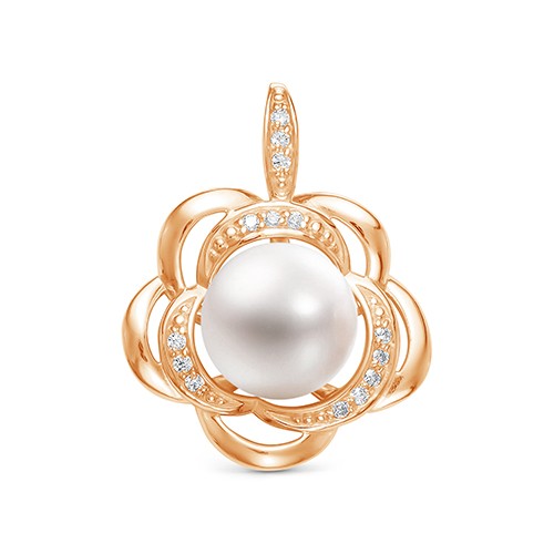 AG3-9872 Подвеска с фианитами. Золото 585. 