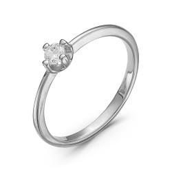 AG1-8782 Кольцо с фианитами. Серебро 925.