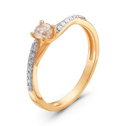 AG1-8856 Кольцо с бриллиантами.Золото 585.