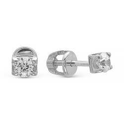 AG2-8772 Серьги с фианитами. Серебро 925.