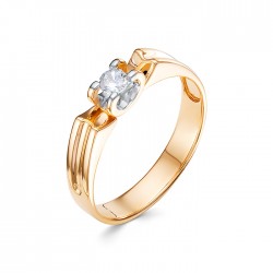 AG1-10395 Кольцо с бриллиантами.Золото 585.