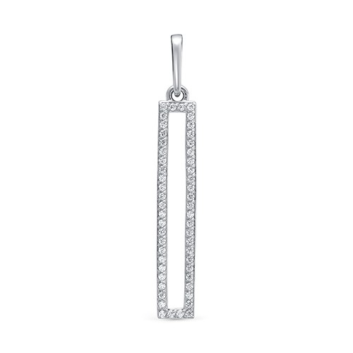 AG3-10247 Подвеcка с фианитами. Серебро 925. 