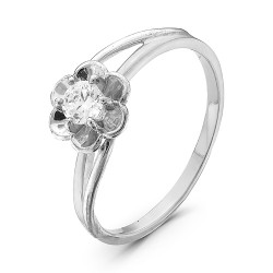AG1-8880 Кольцо с фианитами. Серебро 925.