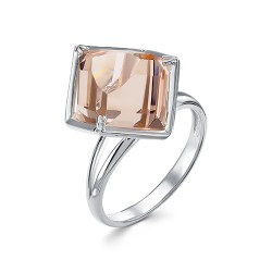 AG1-10310 Кольцо с фианитами. Серебро 925.