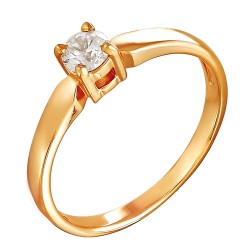 AG1-073 AGd Кольцо с бриллиантами.Золото 585.