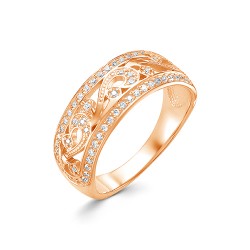AG1-10123 Кольцо с фианитами. Золото 585.