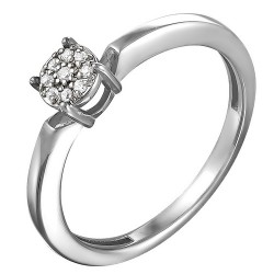 AG1-8681 Кольцо с фианитами. Серебро 925.