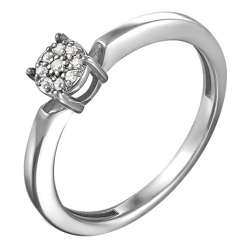 AG1-8681 Кольцо с фианитами. Серебро 925. 