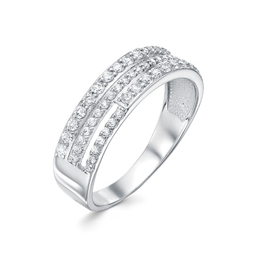 AG1-10047 Кольцо с фианитами. Серебро 925. 