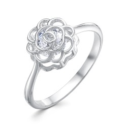 AG1-9859 Кольцо с фианитами. Серебро 925.