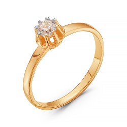 AG1-8958 Кольцо с фианитами. Золото 585.