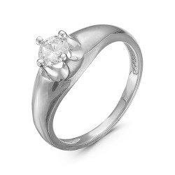 AG1-8795 Кольцо с фианитами. Серебро 925.